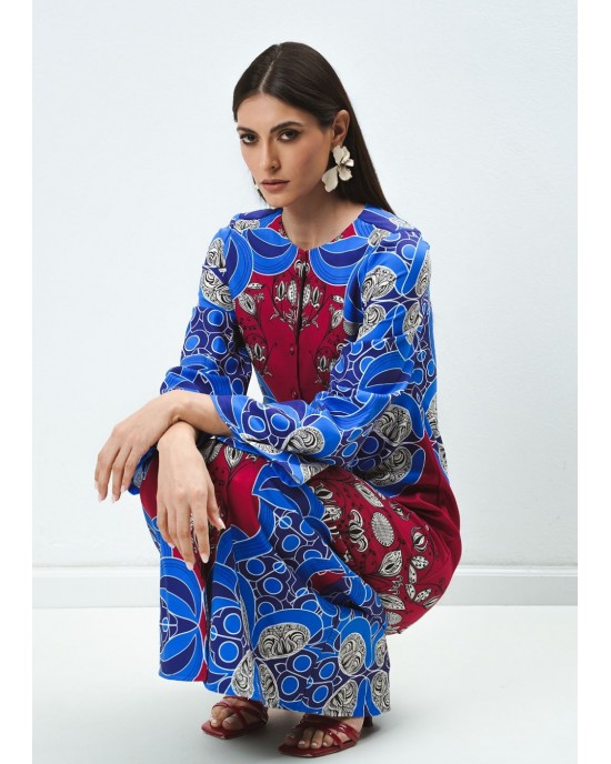 Eirianna Blue Swan Maxi Φόρεμα