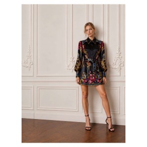 Eirianna Demi Black Mini Φόρεμα