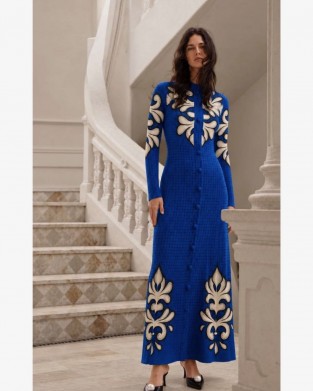 Eirianna Jane Blue Maxi Φόρεμα