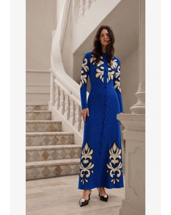 Eirianna Jane Blue Maxi Φόρεμα