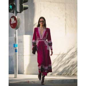 Eirianna Vintage Wine Φόρεμα Eirianna Vintage Wine Φόρεμα