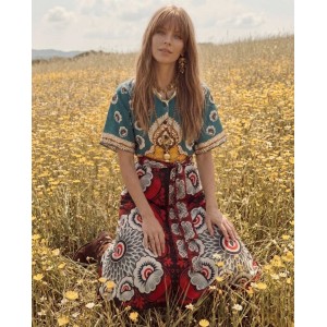 Eirianna Wild Garden Long Φόρεμα