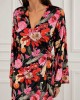 Eirianna Winter Blossom Velour Midi Φόρεμα