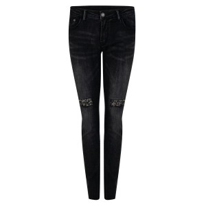 Esqualo Patch Stones Τζιν Μαύρο
