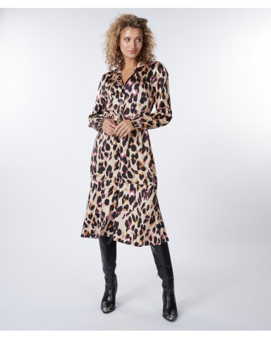 Esqualo Leopard Print Φόρεμα Esqualo Leopard Print Φόρεμα