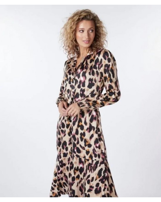 Esqualo Leopard Print Φόρεμα Esqualo Leopard Print Φόρεμα