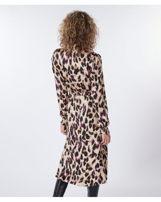 Esqualo Leopard Print Φόρεμα Esqualo Leopard Print Φόρεμα