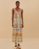 Farm Rio Off-White Maritime Magic Maxi Φόρεμα