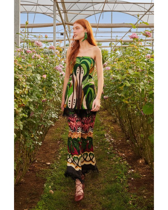Farm Rio Green Coconut Tree Flow Παντελόνι