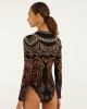 Farm Rio Nicole Long Sleeve Jersey Bodysuit Μπλούζα