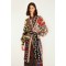 Farm Rio Mixed Flower Print Patchwork Knit Midi Ζακέτα Farm Rio Mixed Flower Print Patchwork Knit Midi Ζακέτα