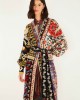 Farm Rio Mixed Flower Print Patchwork Knit Midi Ζακέτα Farm Rio Mixed Flower Print Patchwork Knit Midi Ζακέτα