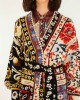 Farm Rio Mixed Flower Print Patchwork Knit Midi Ζακέτα Farm Rio Mixed Flower Print Patchwork Knit Midi Ζακέτα