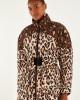 Farm Rio Marvelous Garden Black Puffer Παλτό Farm Rio Marvelous Garden Black Puffer Παλτό