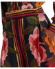 Farm Rio Chenille Flowers Viscose Black Πουκάμισο & Παντελόνι
