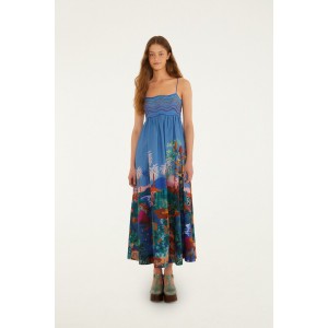 Farm Rio Dream Landscape Sleeveless Maxi Φόρεμα