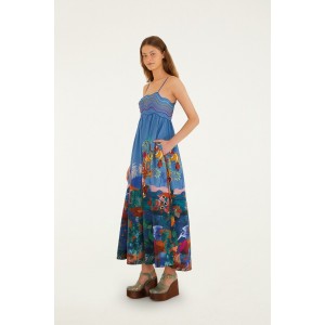 Farm Rio Dream Landscape Sleeveless Maxi Φόρεμα