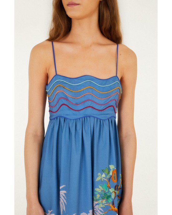 Farm Rio Dream Landscape Sleeveless Maxi Φόρεμα