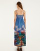 Farm Rio Dream Landscape Sleeveless Maxi Φόρεμα