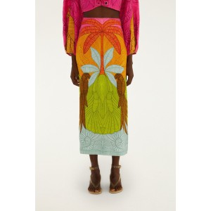 Farm Rio Usiacuri Multicolor Midi Φούστα