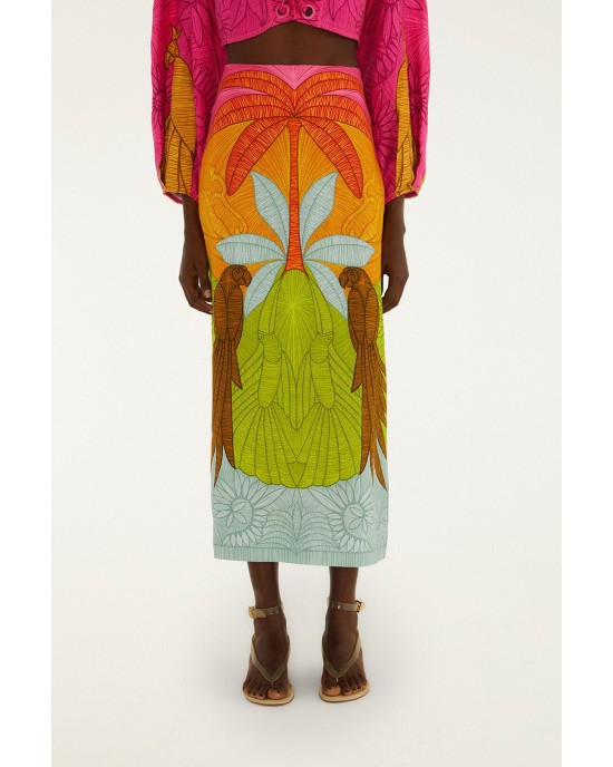 Farm Rio Usiacuri Multicolor Midi Φούστα