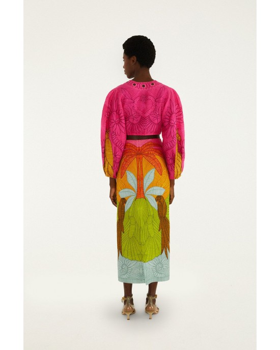 Farm Rio Usiacuri Multicolor Midi Φούστα