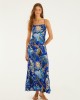 Farm Rio Blue Mystical Maxi Φόρεμα