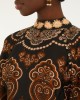 Farm Rio Nicole Ruffled Long Sleeve Mini Φόρεμα