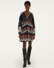 Farm Rio Nikita Winter Long Sleeve Mini Φόρεμα