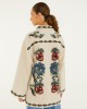 Farm Rio Lunar Boho Buttoned Fleece Παλτό