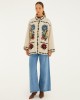 Farm Rio Lunar Boho Buttoned Fleece Παλτό