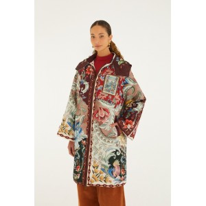 Farm Rio Lunar Boho Reversible Kimono Παλτό