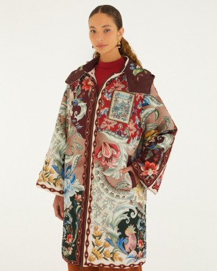 Farm Rio Lunar Boho Reversible Kimono Παλτό