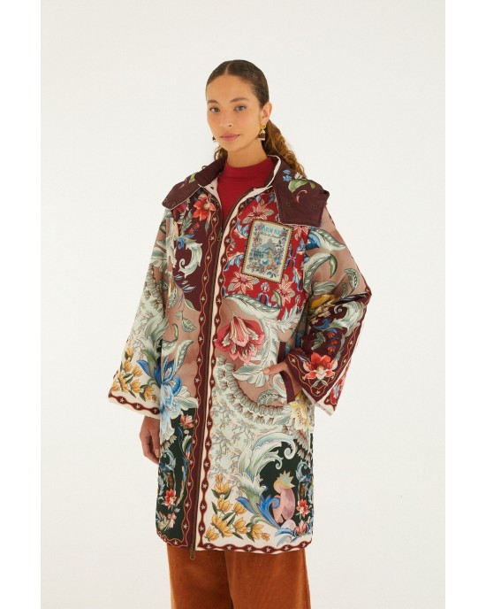 Farm Rio Lunar Boho Reversible Kimono Παλτό