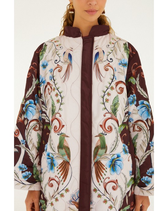 Farm Rio Lunar Boho Reversible Kimono Παλτό