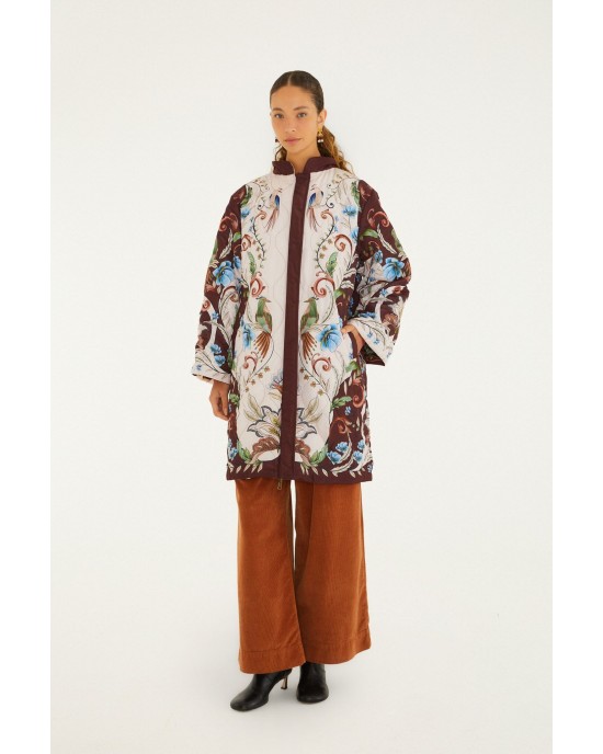 Farm Rio Lunar Boho Reversible Kimono Παλτό