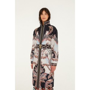 Farm Rio Tapestry Dream Reversible Midi Puffer Τζάκετ