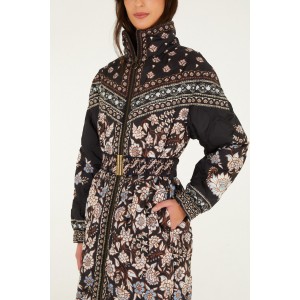 Farm Rio Tapestry Dream Reversible Midi Puffer Τζάκετ