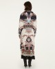 Farm Rio Tapestry Dream Reversible Midi Puffer Τζάκετ