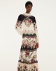 Farm Rio Winter Floral Long Sleeve Maxi Φόρεμα