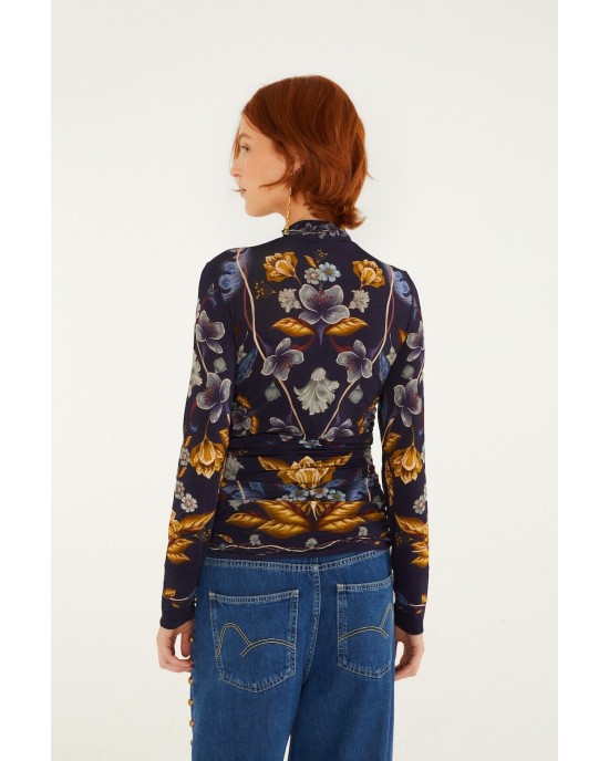 Farm Rio Golden Nature Long Sleeve Jersey Μπλούζα