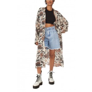Free People Play It Cool Ivory Combo Κιμονό