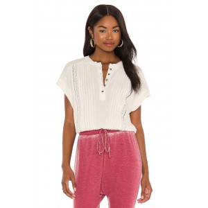 Free People Roxy Tee Solitary Star Μπλούζα Εκρού