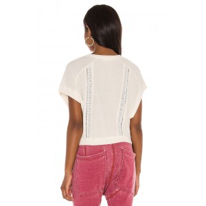 Free People Roxy Tee Solitary Star Μπλούζα Εκρού