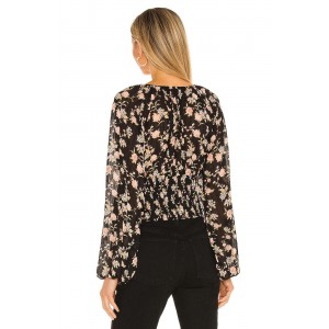 Free People New Final Rose Μπλούζα Combo Μαύρη