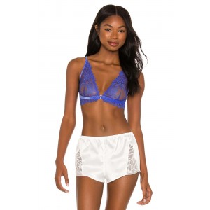 Free People Amelie Lace Bralette Μπλε
