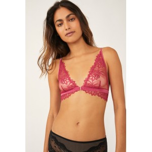 Free People Amelie Lace Bralette Φούξια