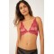 Free People Amelie Lace Bralette Φούξια
