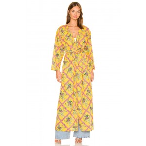 Free People I'm The One Robe Κιμονό Κίτρινο