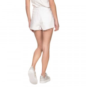 Glamorous Τζιν Σορτς Λευκό